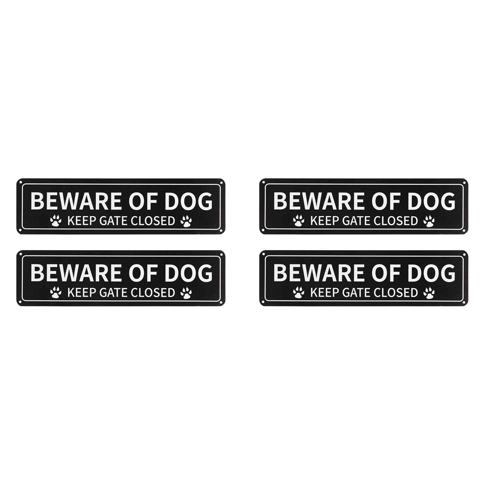 2 Cartelli Metallici 'Pulisci Dopo Il Tuo Animale' 25x17,8 Cm: Alluminio Riflettente UV Resistente