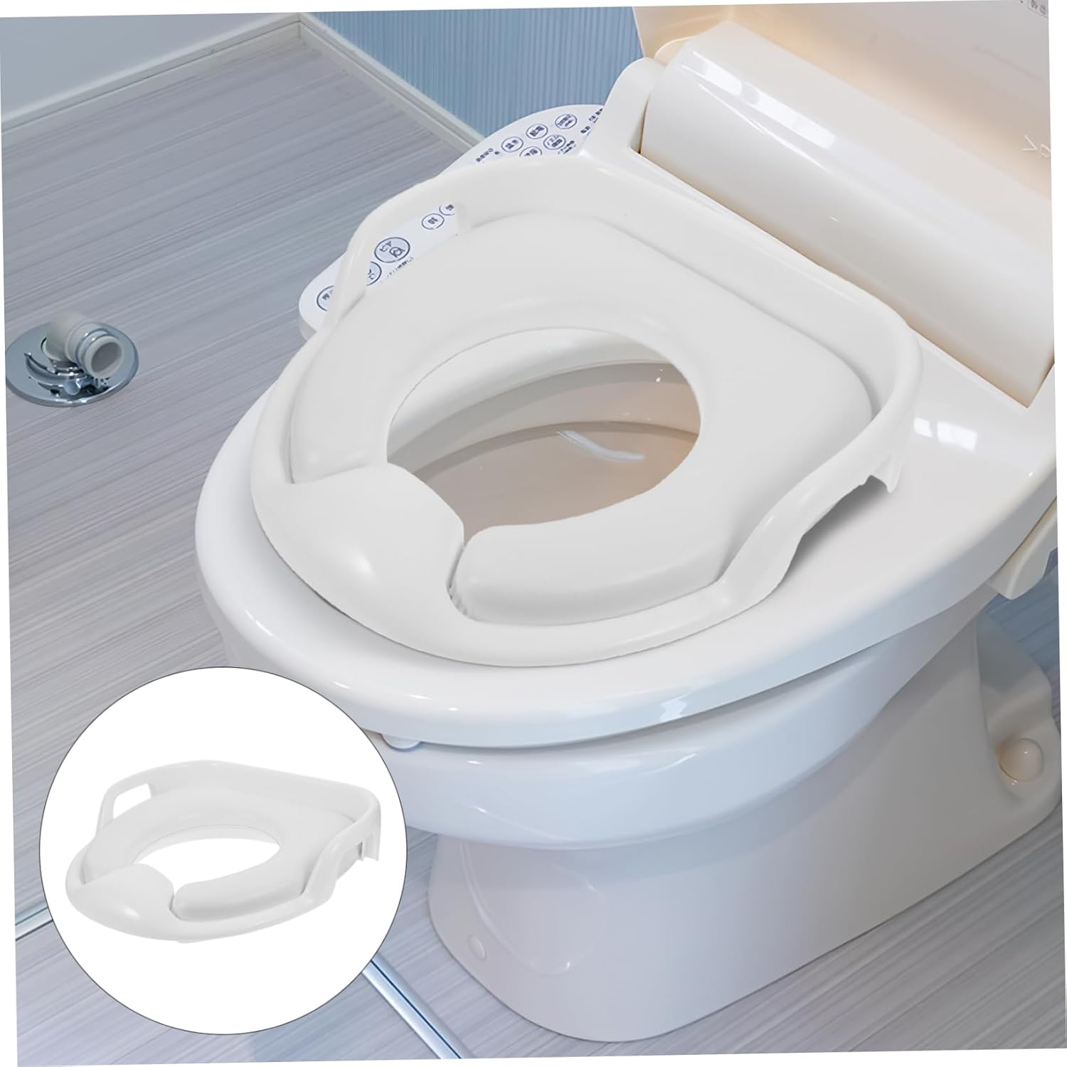 Vaguelly Potty Training Seat for Boys and Girls Comfortable Boy Girl Toilet Seat Smooth Easy to Install Lightweight Design for Boys and Girls for Bathroom Training