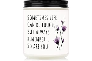 Get Well Gifts Inspirational Candle - Sympathy Gifts for Women Cancer Care Package