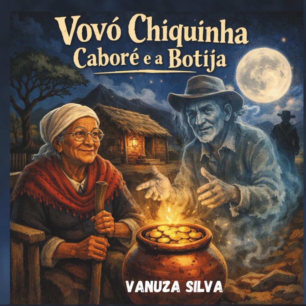 VOVÓ CHIQUINHA, CABORÉ E A BOTIJA - Edição Escolar: Versão para uso escolar – preto e branco