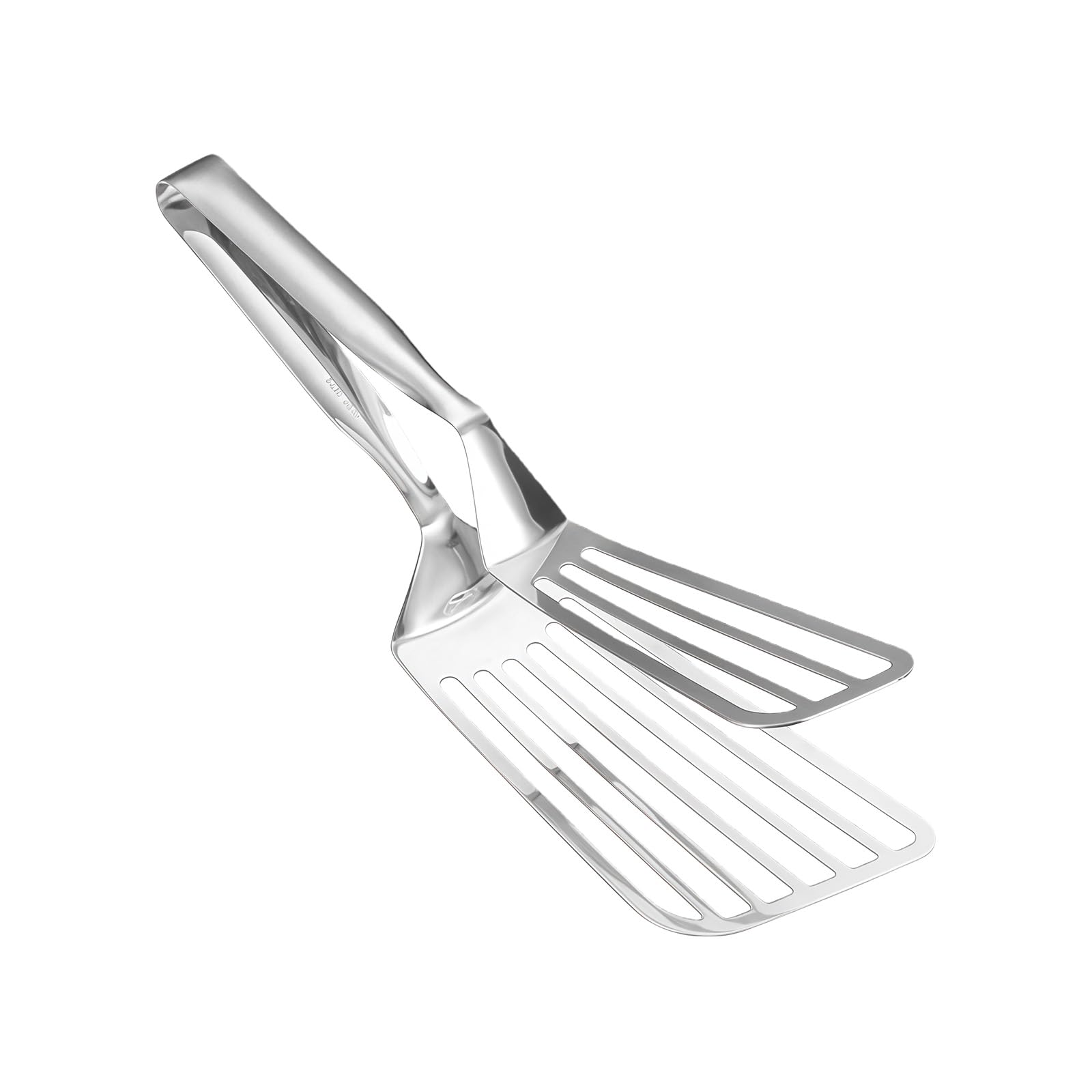 jiingekk Steel Large Spatula Tongs for Handling Flipping Steak Fish and Bread Clip Food Turner Gripper Homes Kitchen and BBQ Use Metal for Cooking for Cooking Stainless Grill Clamp Stainless Clamps
