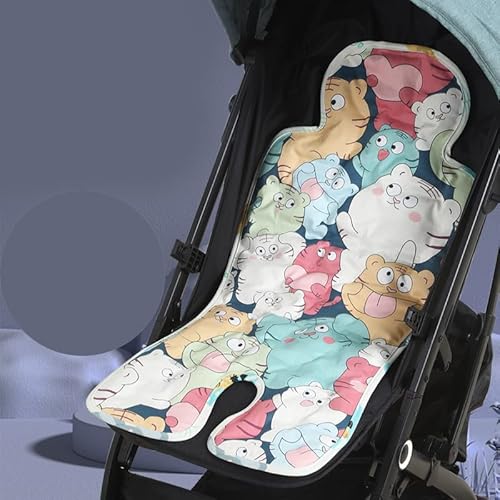 MOTONOYA ベビーカー保冷シート 新型保冷素材 接触冷感ひんやりシート アイスまくら チャイルドシート 冷却ジェル ジェルビーズ ベビーチェア ベビーカーマット 完全防水加工 暑さ対策 おでかけ (8)