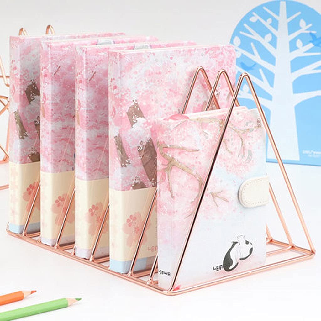 portadocumenti cremagliera File Rack Nordic Creative Creative File Holder Metal Iron Art Ins Simple Shelf Shelf File Racks Multi-Layer Forniture for ufficio Desktop Bookshelf Per l'organizzazione e lo
