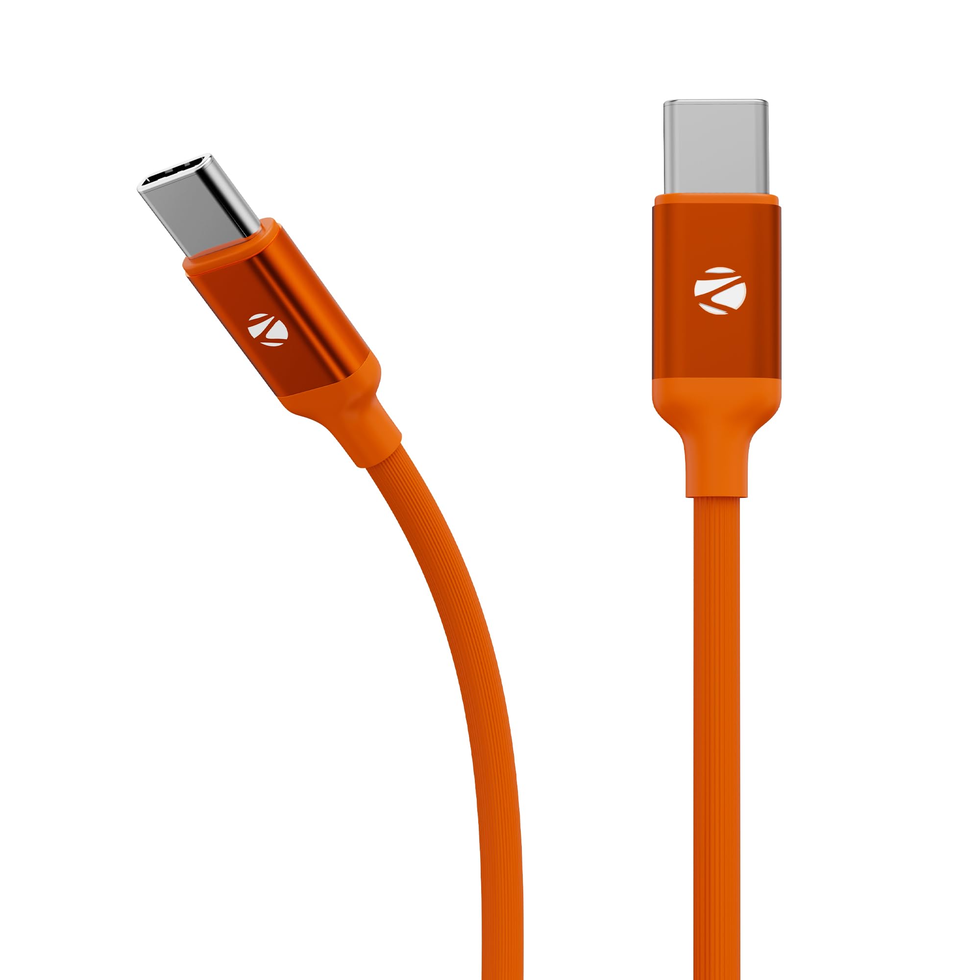 Zebronics Type C - Type C Cable, 60 Watts, Upto 480Mbps Data Sync, Fast Charging, 1 M, Compatible with iPhone 15 & 16 Series, iPad, MacBook, Samsung, Android (Wattz 60CC6, Orange)-image-36
