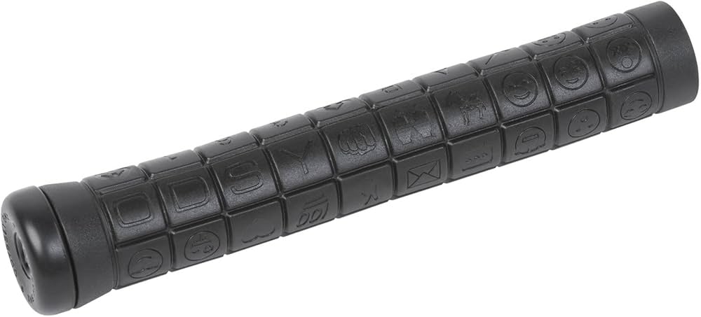 BMX オデッセイ-ペダル1/2黒 新品オデッセイグリップ黒