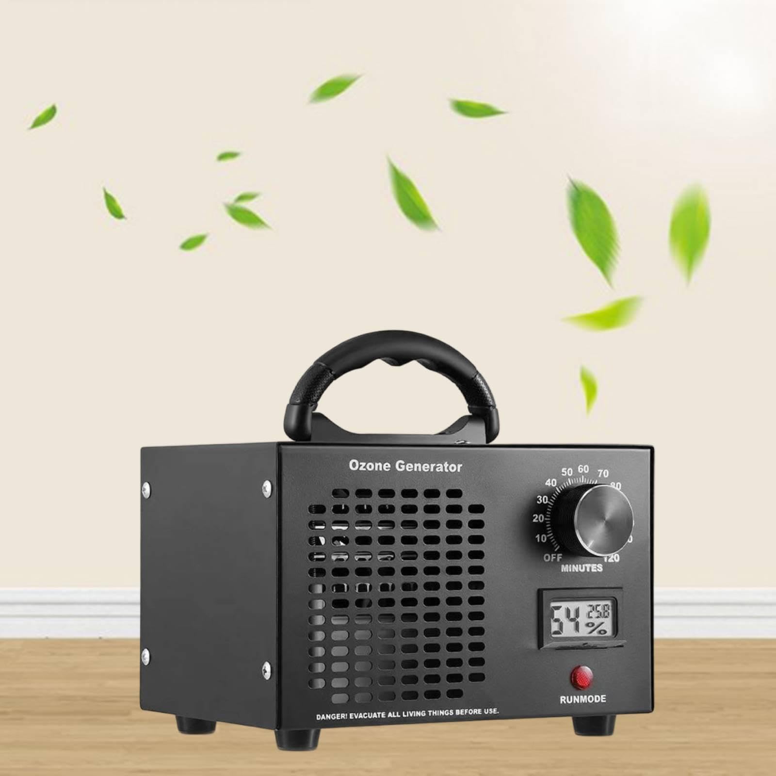 Purificador de Aire Portátil con Asa para Eliminar Olores, Ideal para El Coche, El Hogar, Los Cubos de Basura, La Cocina Y El Baño, 60g per H