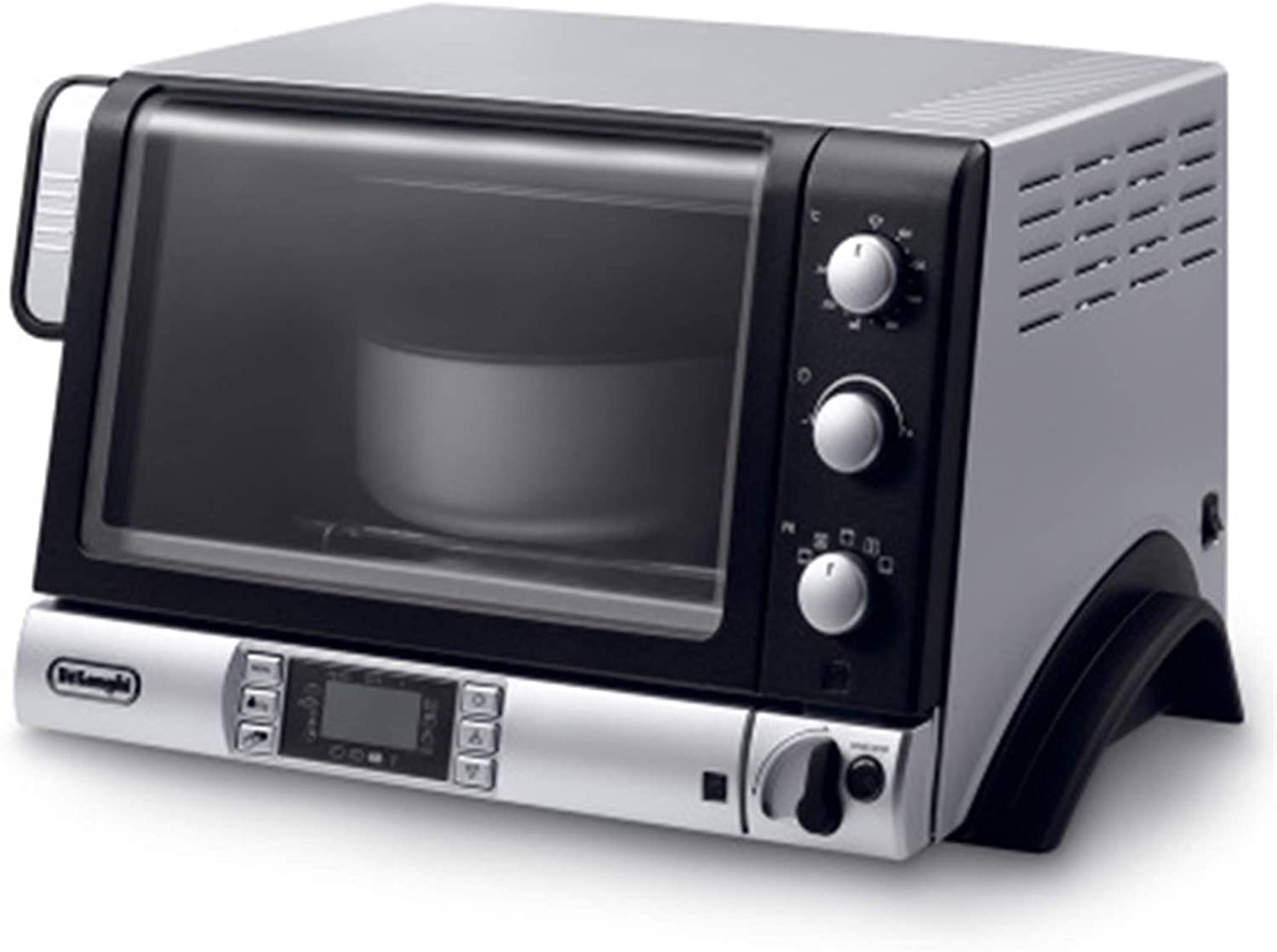 Oven Solo Forno a microonde in Silver Tact Forno Elettrico Singolo Integrato - Fornello alogeno a convezione Premium in Acciaio Inossidabile Ideale per arrostire, cuocere al Forno Estetico e