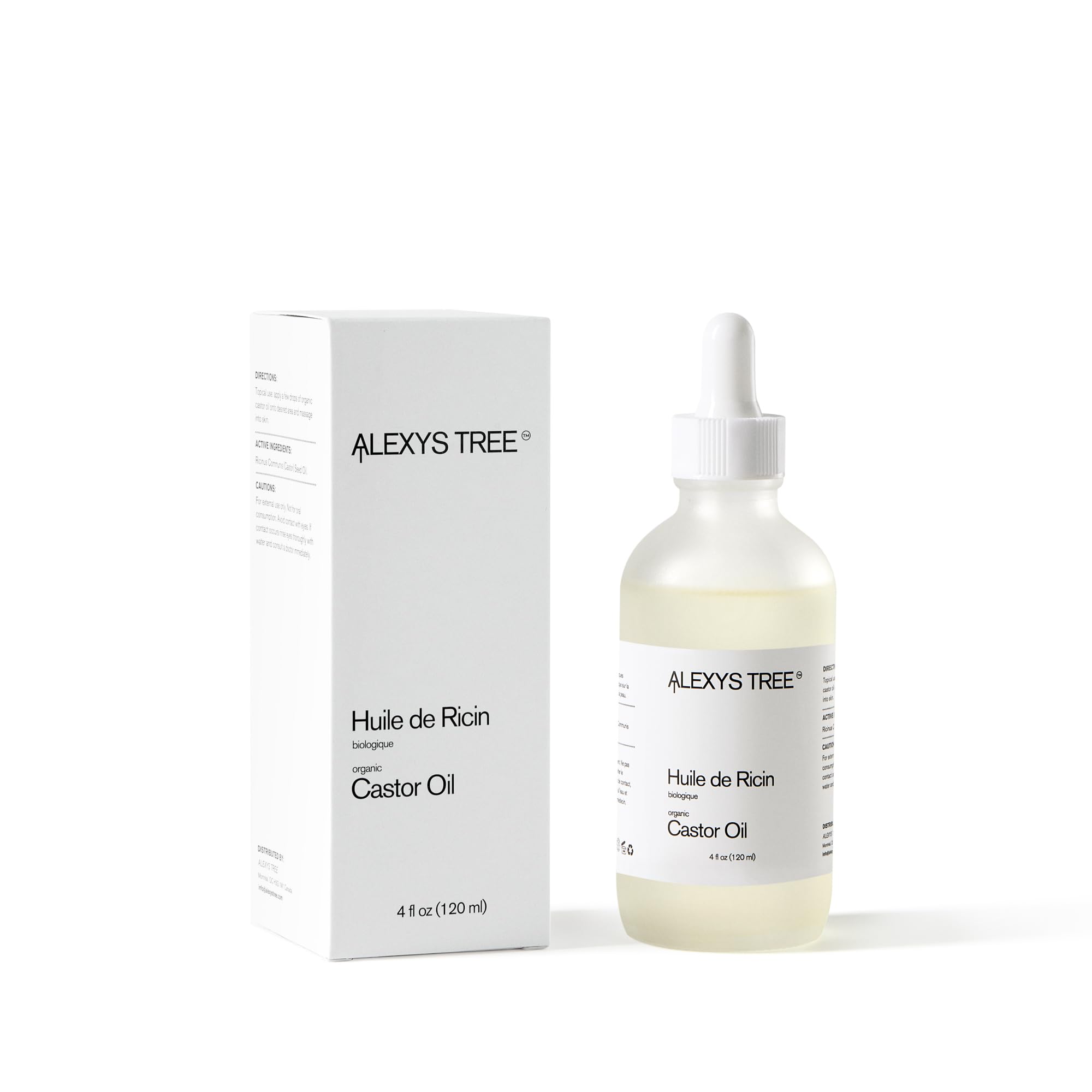 Alexys Tree Organic Castor Oil - 100% Pure Premium Grade Essential Oil for Hair, Scalp, Eyelashes and Eyebrows & Body - Hair Growth Serum - 120 ML, 2 fl oz?