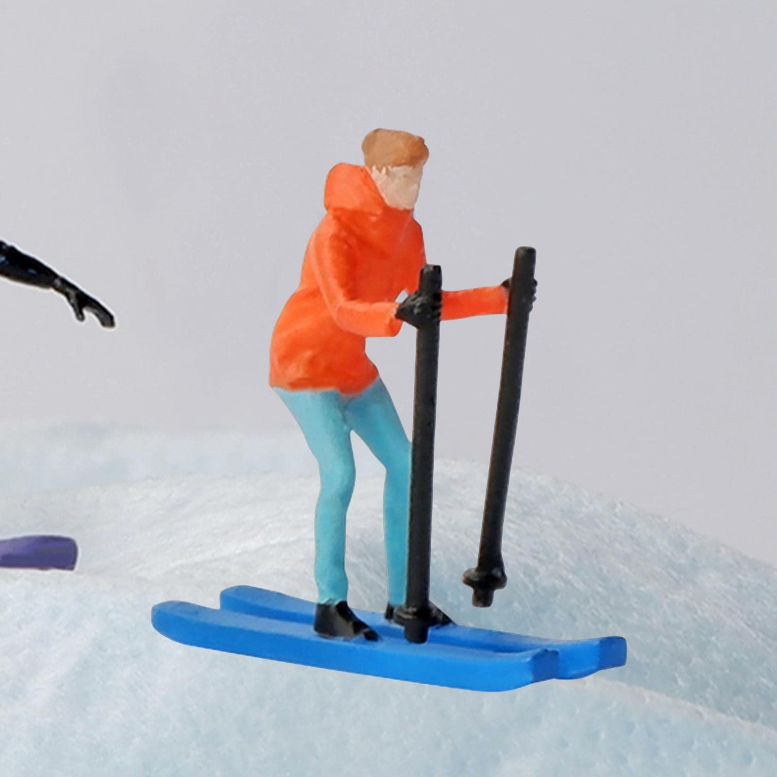 Figurines Miniatures Ski échelle 1:64 - Paysage, Bâtiments, Scène De Rue - Décoration Diorama
