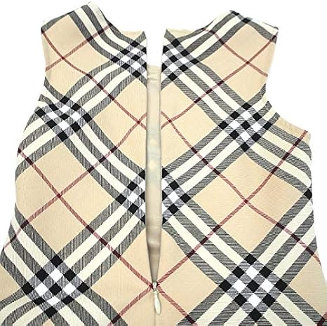 Amazon Burberry バーバリー ノースリーブ チェック ワンピース ベージュチェック 中古 ワンピース チュニック 通販