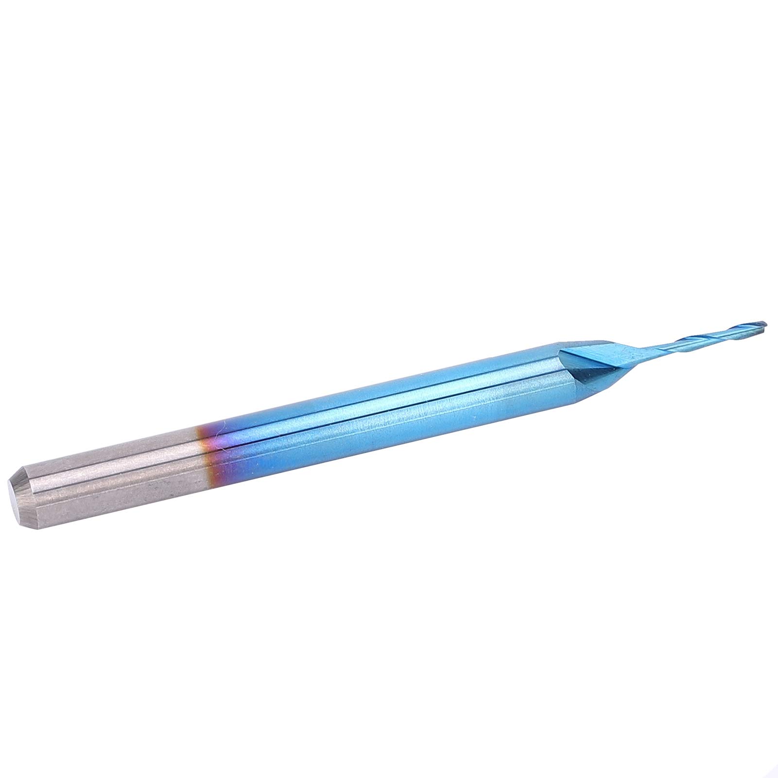 Brocas de fresado CNC, fresa de punta plana de acero de tungsteno de 2 ranuras para madera contrachapada para cortar madera dura para acrílico
