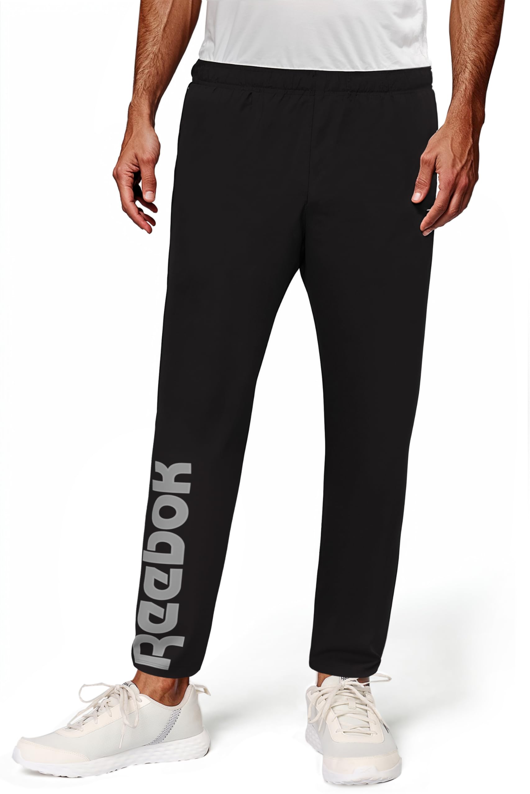 Men's Pure Grey 5 (Dark Grey) Track Pant | Training | All Day Mesh Layer Woven Pant | Regular FIT | 100% Polyester with Speedwick tech