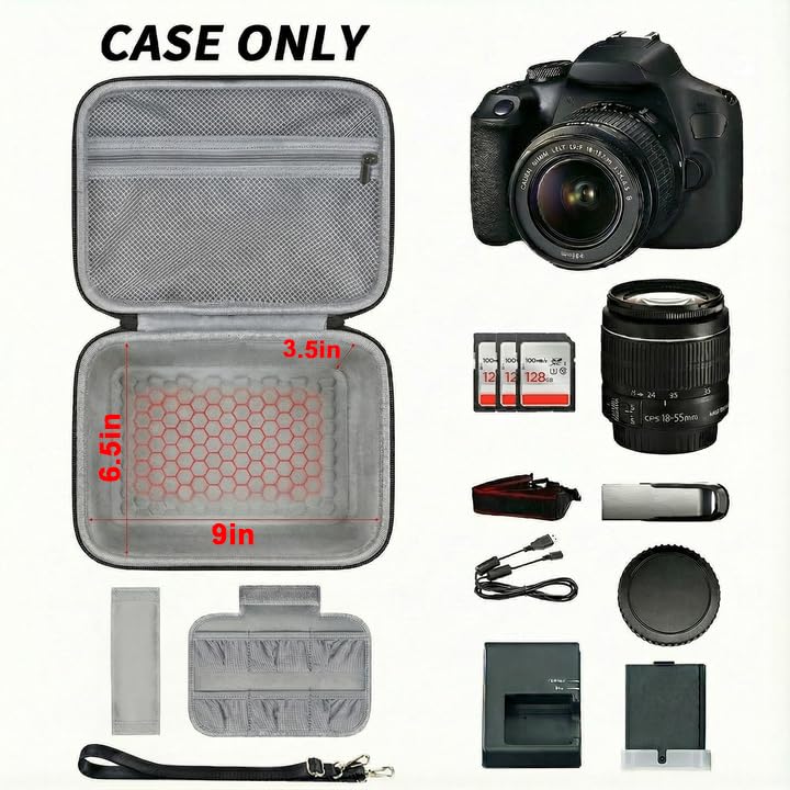 Funda rígida para cámara Canon y Sony, tamaño compacto miniatura 2
