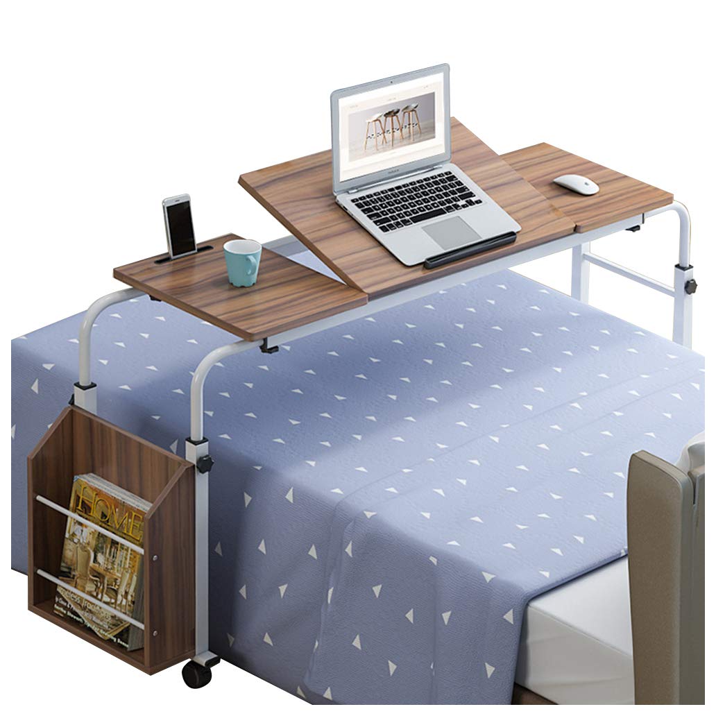 Buy KELEQI Overbed Trolley Storage Desk Laptop Desk Over Bed Table