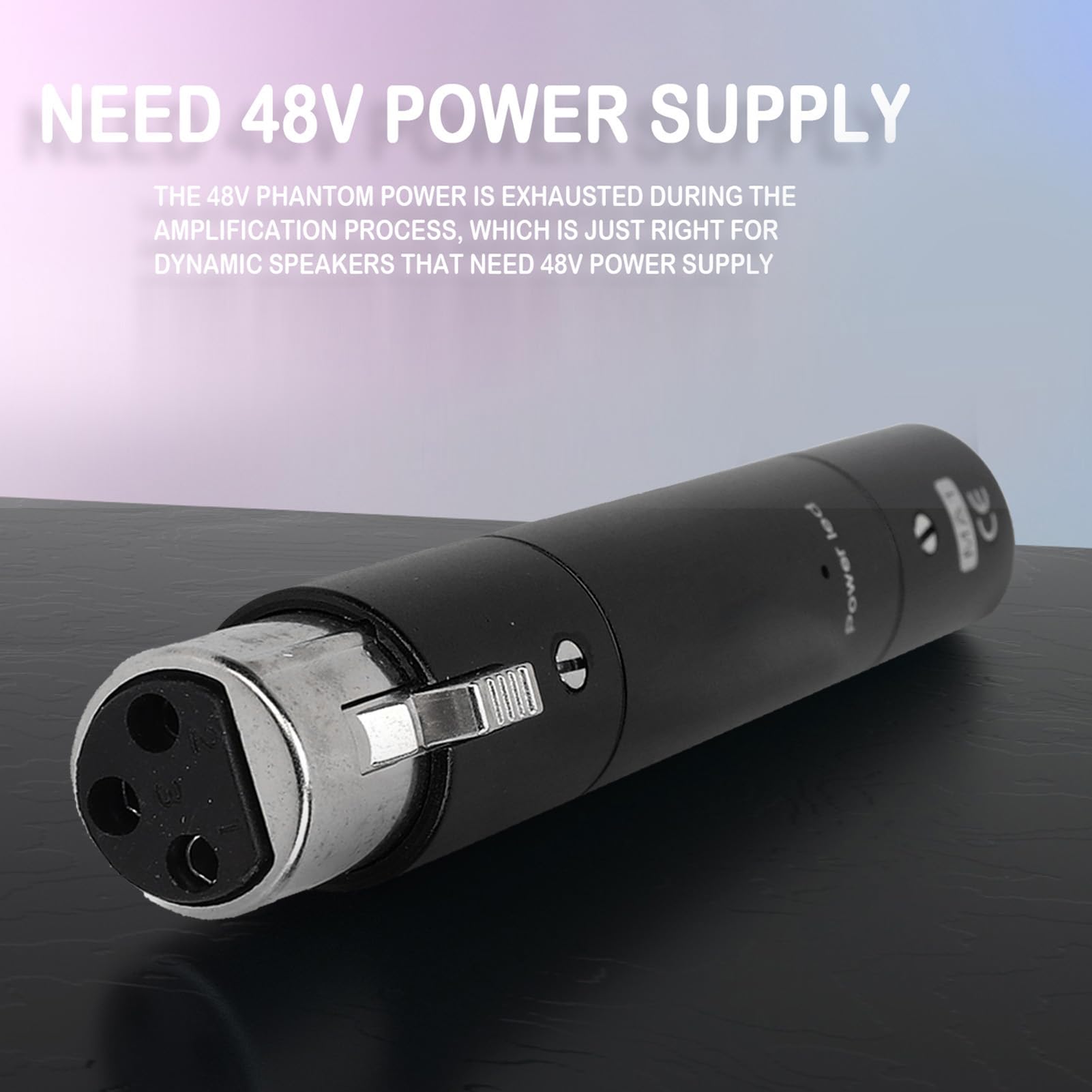CCYLEZ Préamplificateur de Microphone en Ligne, Gain élevé 28 DB, Amplification sans Perte, Préamplificateur de Micro Actif Dynamique, Plug and Play, Portable, pour Enregistrement en