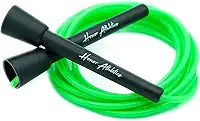 Honor Athletics Corda de velocidade, corda de pular – Melhor para Double Under, Boxe, MMA, Cardio Fitness Training Condition – Ajustável 3 m – Corda de pular