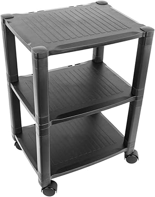 PrimeMatik Carrello per Stampante Supporti con Ruote Tavolino con Gestione dei Cavi PrimeMatik Carrello per Stampante Supporti con Ruote Tavolino con Gestione dei Cavi