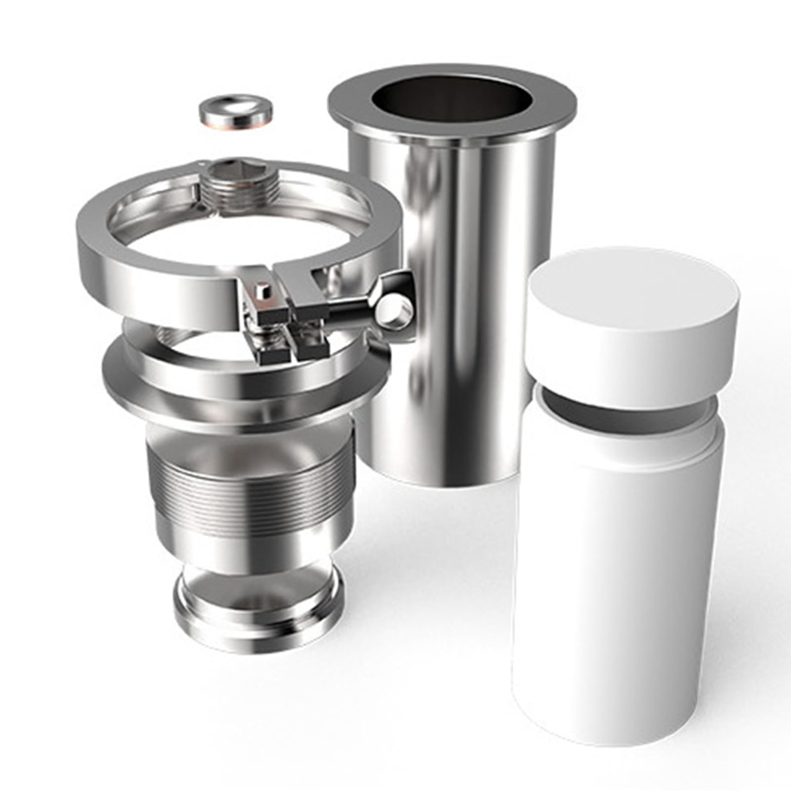 Reattore Autoclave Idrotermale da 200 Ml, Serbatoio di Digestione del Reattore Idrotermale Ad Alta Pressione da 3 MPa, con Rivestimento in PTFE E Guscio in Acciaio Inossidabile 304
