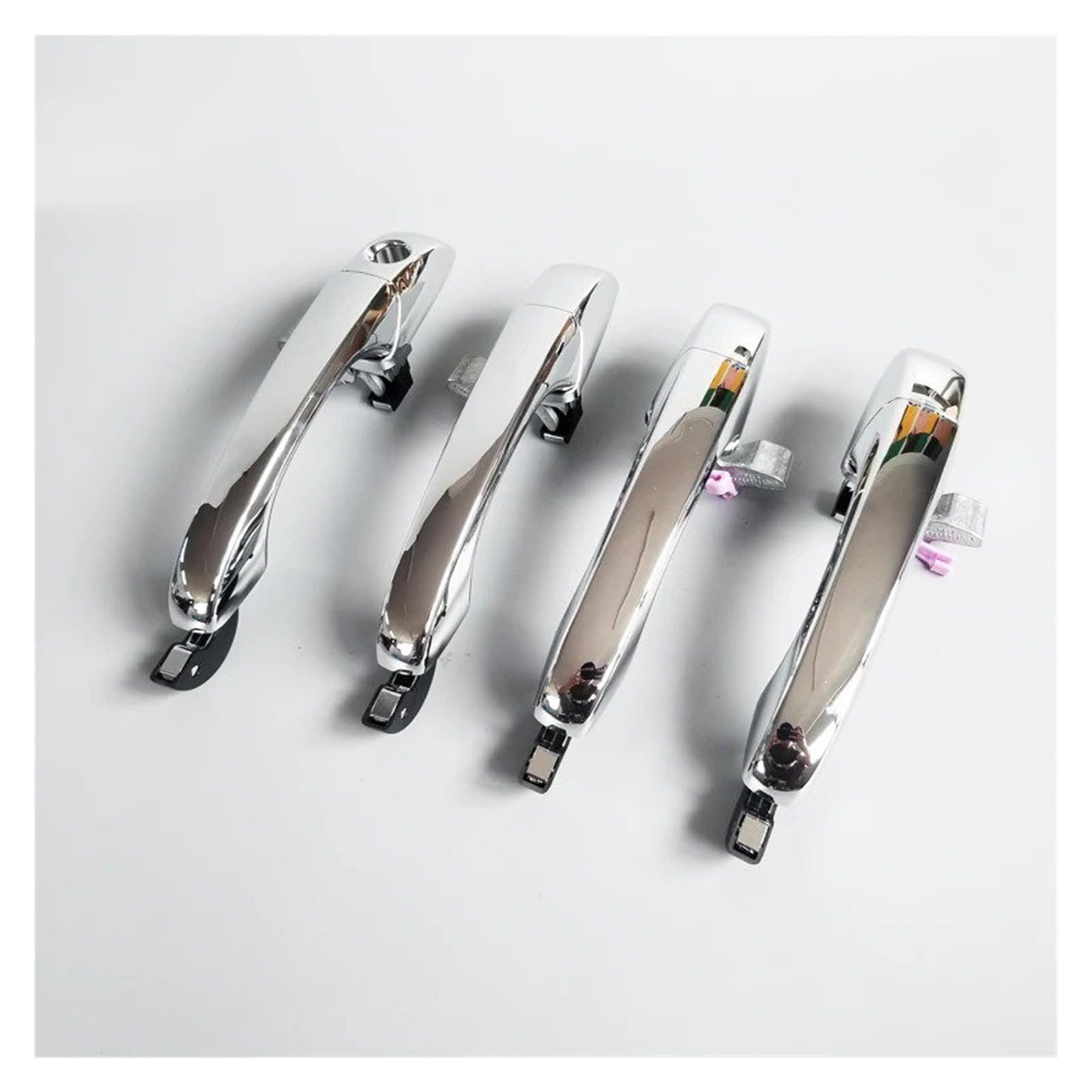 Hillar 1Lot(4 Doors) Door Outer Handle For Chrysler 300/300C 2005-2010 Chrome Front Rear Door Outer Handle(1Lot(4 Doors))