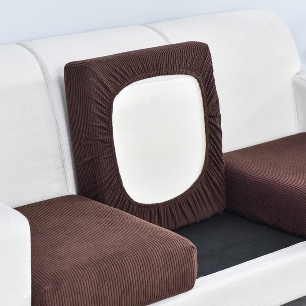 Elover Sofa Seat Cushion Cover-Highly Elastic Seat Cover，Living Room Sofa Seat Cover Furniture Cover Non-Slip and Soft, with Elastic Bottom — view 15