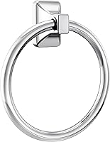 Moen Donnor Chrome 6.25-Inch Wall Mount Bathroom Towel Ring P5860 - Contemporary Hand Towel Holder