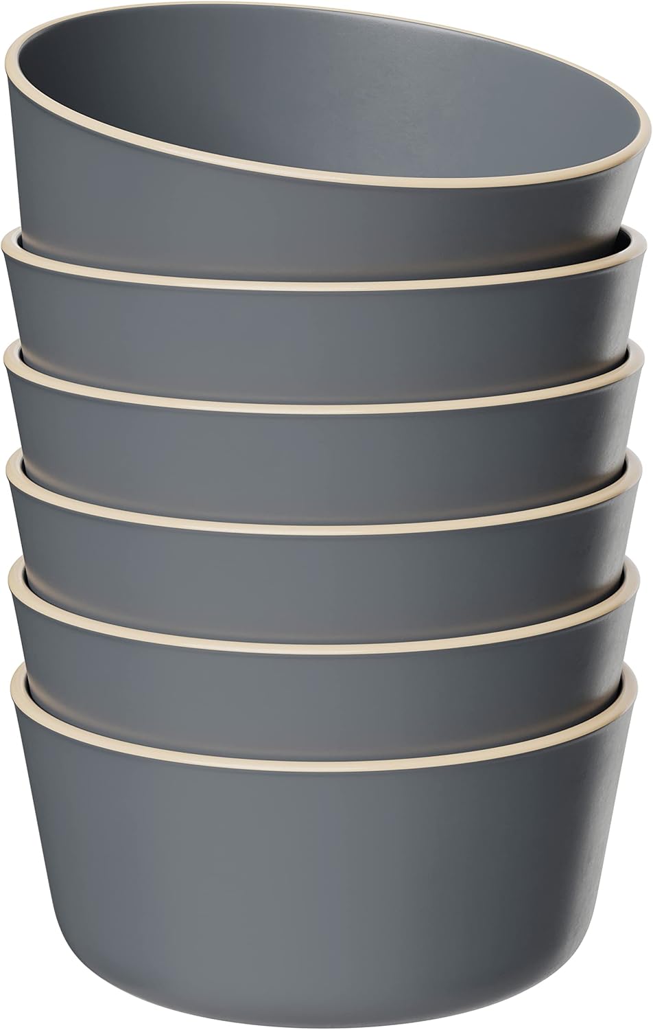 KooK Ceramic Soup Bowls, For Cereal, Rice, Pasta and