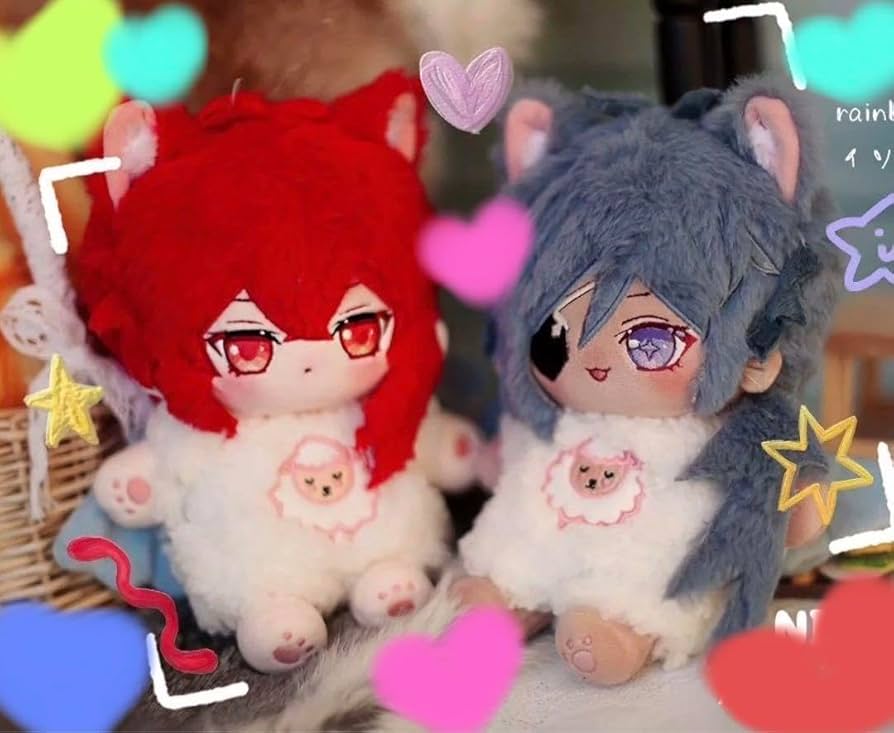 Genshin 原神　ガイア　ディルック　ぬいぐるみ　着せ替え　20cm ペア Amazon.co.jp: Genshin 原神 ガイア ディルック ぬいぐるみ 着せ