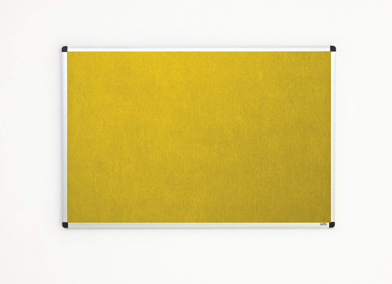 Fire Retardant Yellow Felt Noticeboard Office, Home and Schools – 1800mm x 1200mm