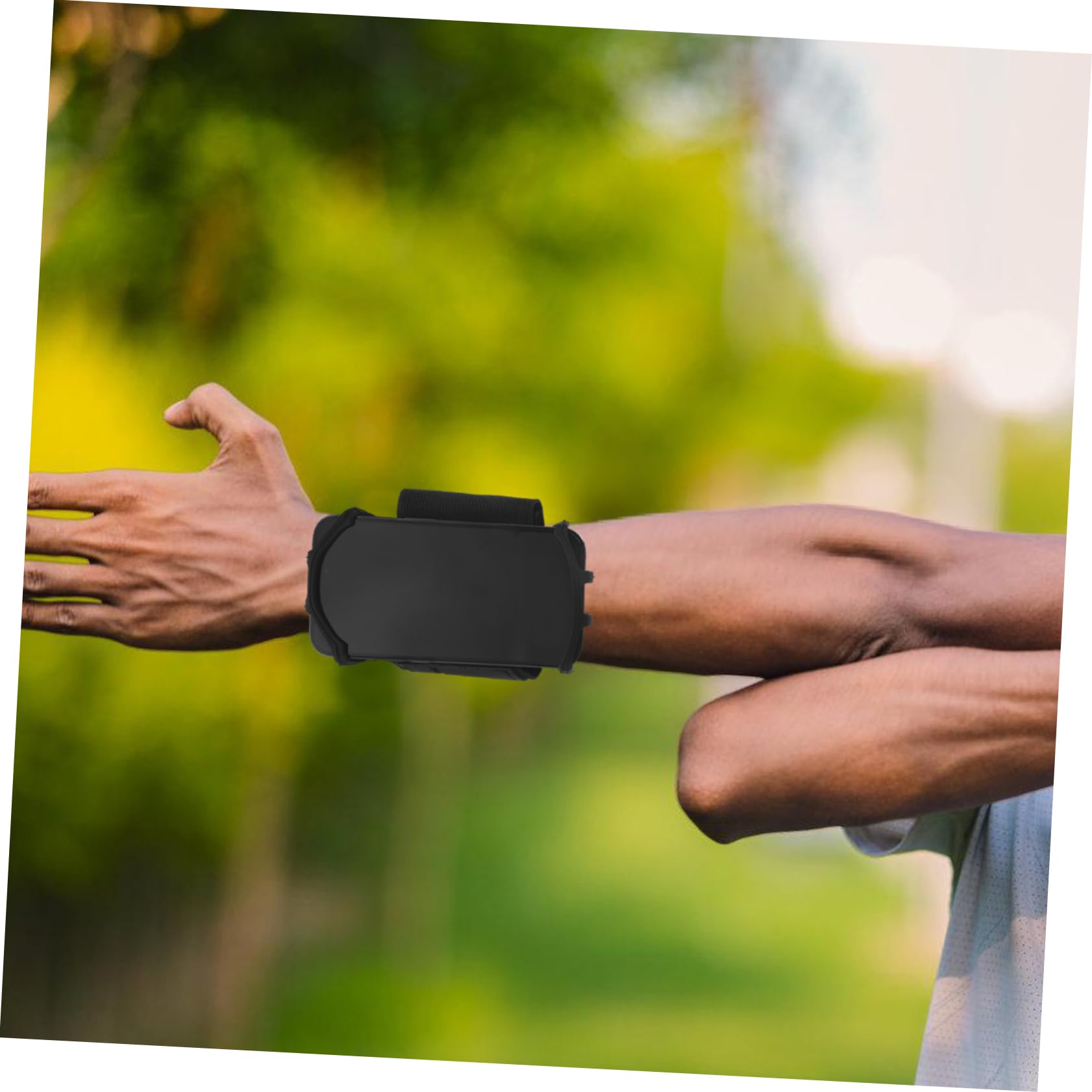 Cabilock Running Phone Holder Wristband for Cell Phone Exercise Arm Band 360° Rotation Lightweight Breathable for Running Cycling Hiking