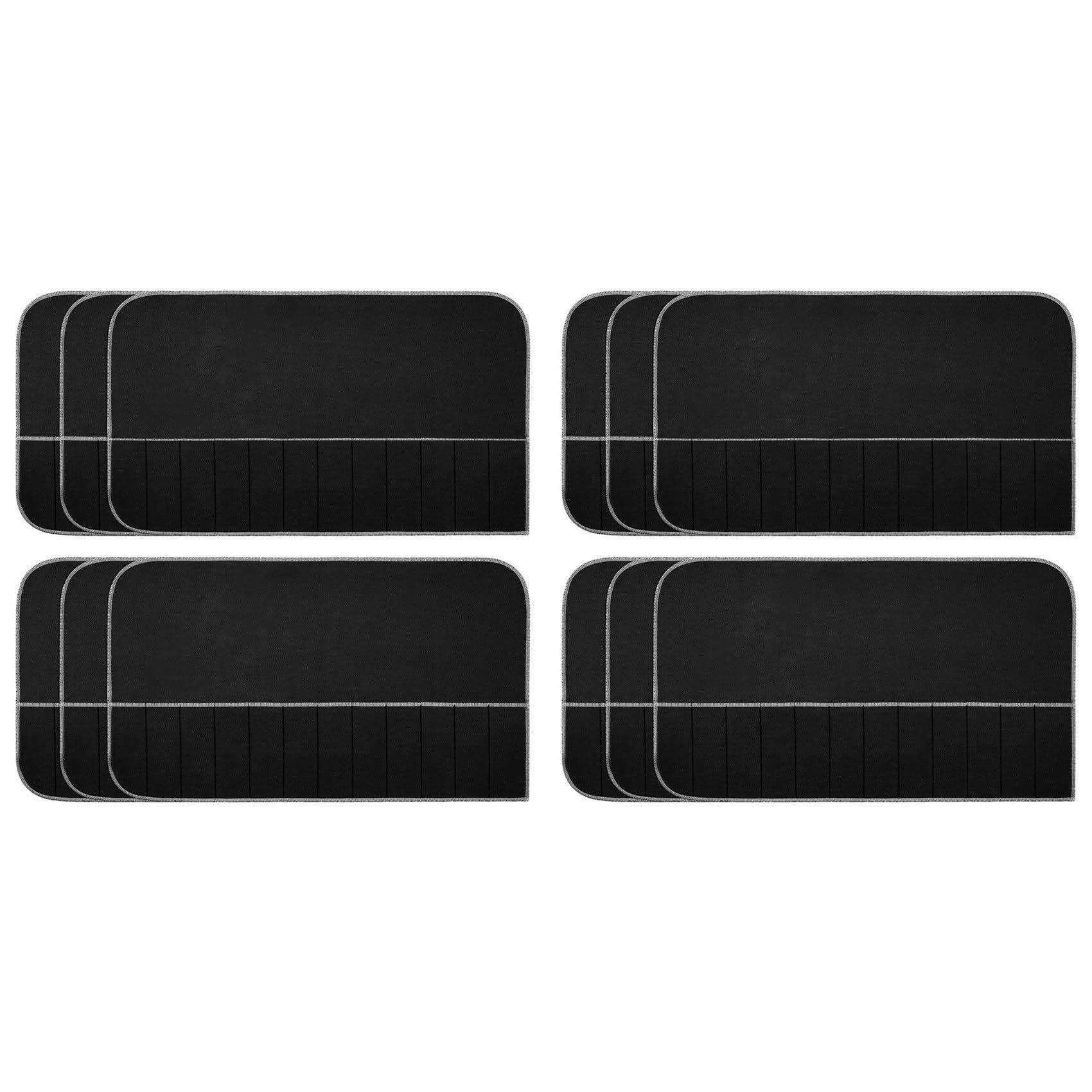 Hndhbfgrt Silver Storage Bags Silver Storage Cloth Felt Flatware Organizer Anti Tarnish Silver Protector Bags 12Pcs