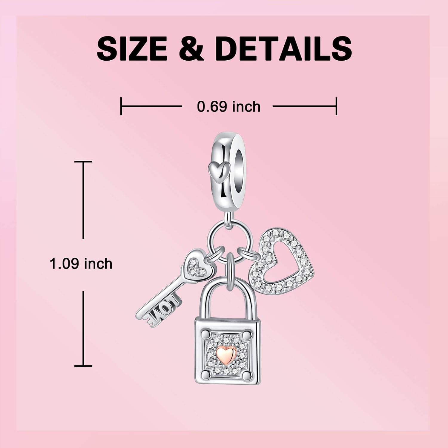 GOINEVA Sun Star Moon Elephant Sunflower Charm for Bracelet Necklace 925 Sterling Silver Charms Happy Birthday Charms for Women Jewelry Gift - Image 6