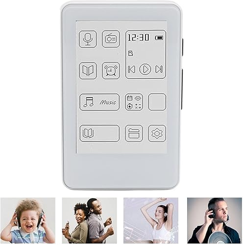 Miniatura 6 de PUSOKEI Reproductor de MP3, reproductor de música MP3 con pantalla de tinta de 2.7 pulgadas, compatible con reproducción de música y lectura de