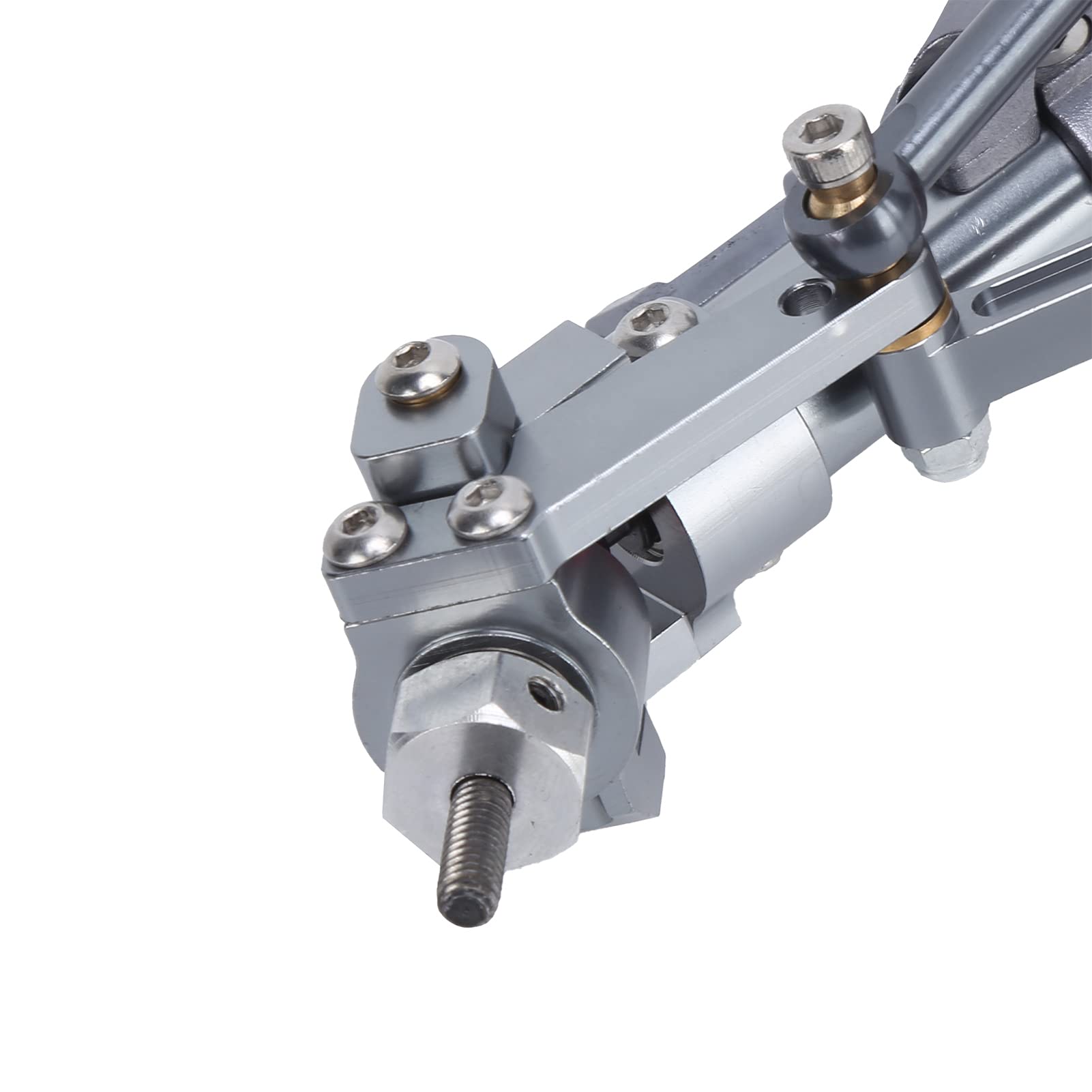 Changor Części do Zdalnego Sterowania Trwałe Akcesoria ze Stopu Aluminium z Wałem Napędowym do Samochodów SCX10 90046 SCX10 90047 1/10 RC
