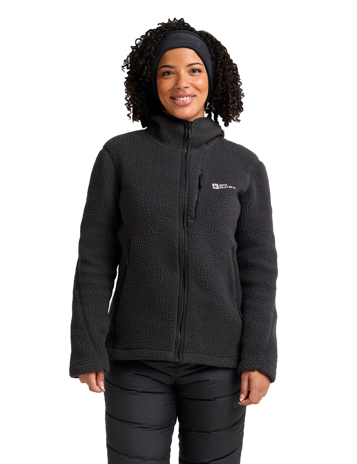 Jack Wolfskin Vertigo opaska na czoło, czarna, rozmiar uniwersalny