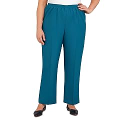 Alfred Dunner Womens Plus-Size Twill Average Length Pant