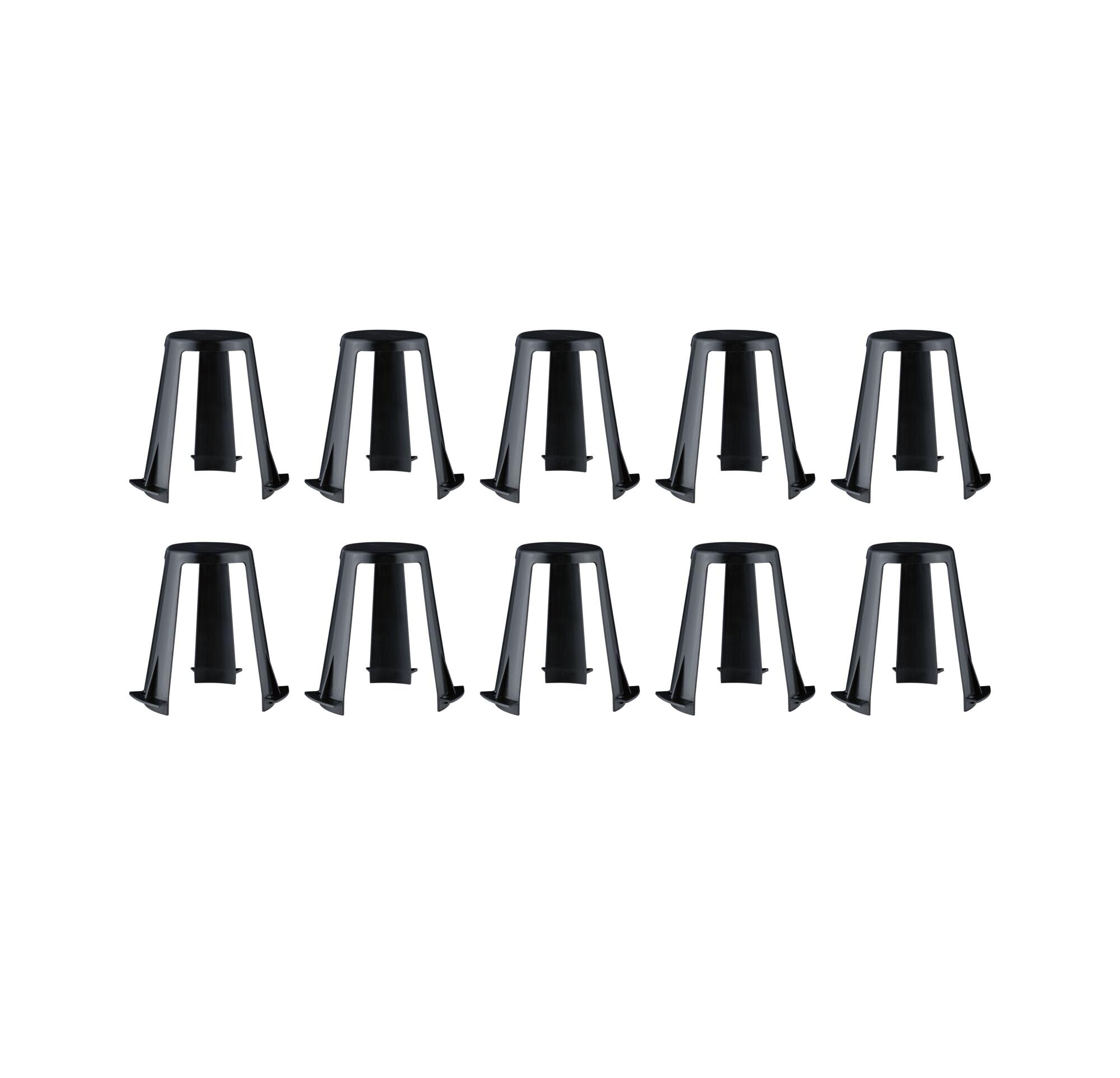 Paulmann Downlight Accessories Spacers for downlights 62-90mm 10-piece Set Black 92401