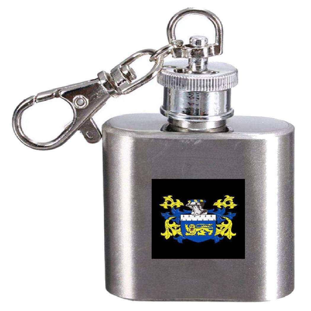 Flasque avec blason Kent pour randonnée et voyage 28,3 ml