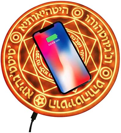 HYRL Wireless Charger Pad, Array de Sakura Cargador inal?mbrico 10W r?pido Ultra Delgado Almohadilla de Carga inal?mbrica Adecuado para Todos los Modelos de tel?fonos m?viles