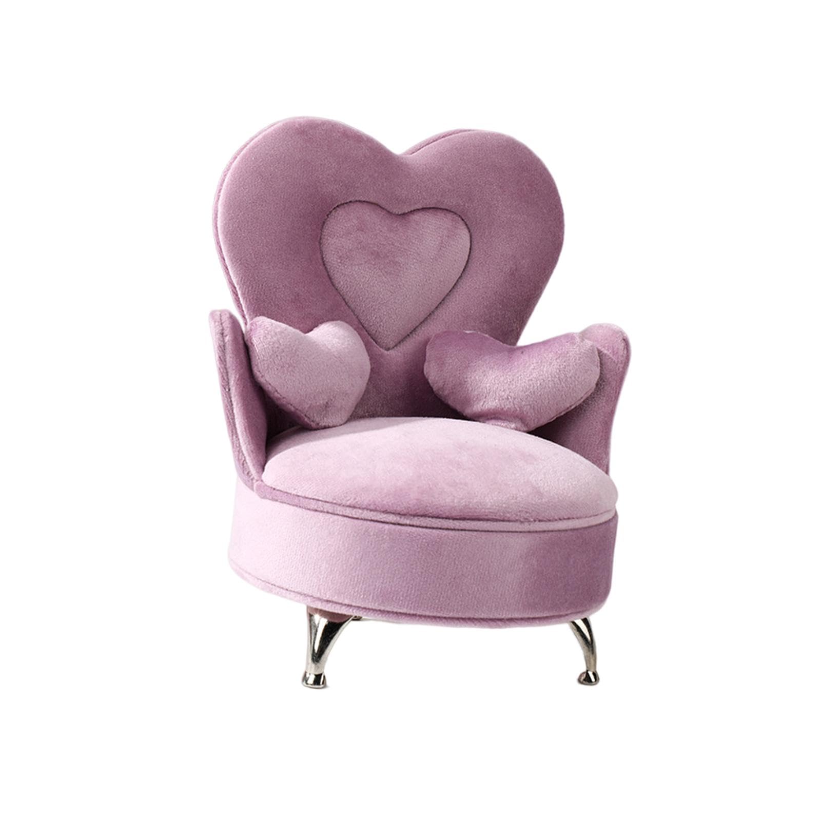 3 zestaw 1:6 sofa pudełko na biżuterię akcesoria lalki pudełko do przechowywania biżuterii okrągła sofa, meble