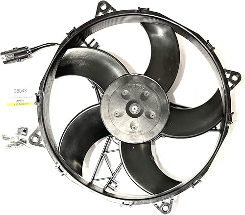 SPAL 30101550 M 11 "extractor de ventilador de condensador de radiador 12 VOLT hoja curva de alto rendimiento 1233 cfm VA26-AP50/CWP-44A w Kit de