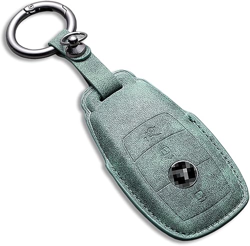 Vista 85 de Funda para llavero Mercedes Benz, Mercedes Benz Key fob Cover Mercedes Benz Llavero Accesorios ZPK, Tipo A02 Naranja