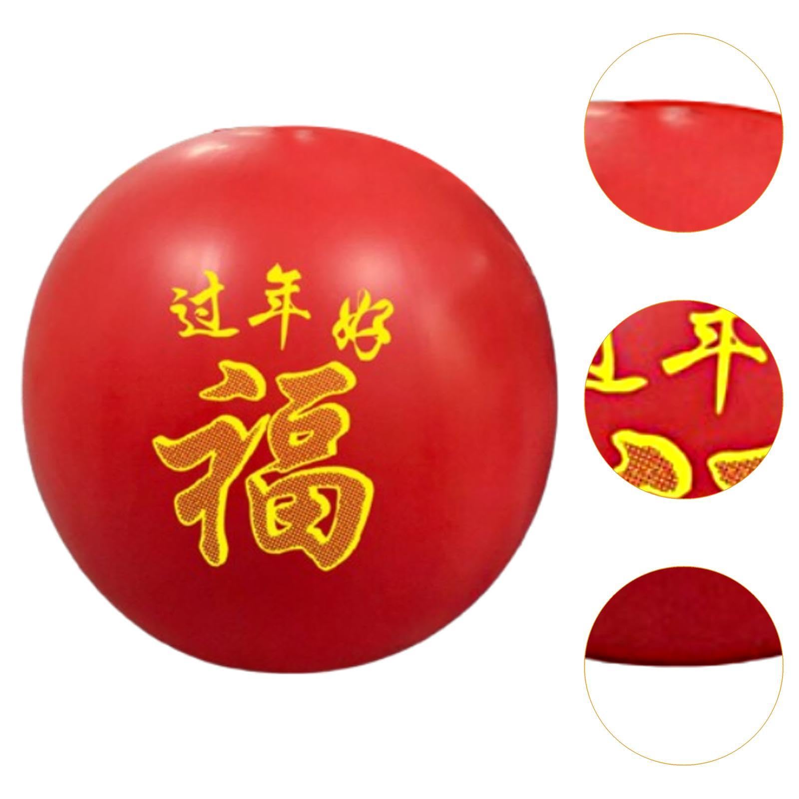 Globo Grande Decoración de Fiesta Globo Gigante Látex Resistente Elegante Diseño Redondo Adecuado para al Aire Libre Celebraciones Decoración, Style B