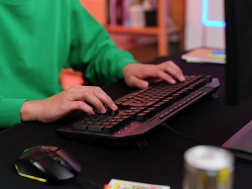 GXT 836 Evocx Gaming Tastiera con layout tedesco QWERTZ, 78% plastica riciclata, illuminazione RGB, tasti multimediali, tastiera USB per PC/laptop, colore nero - Tastiera gaming - Immagine 7
