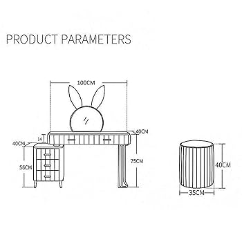 うさぎ　kino オーバルミラードレッサー うさぎ様専用 kino オーバルミラードレッサー