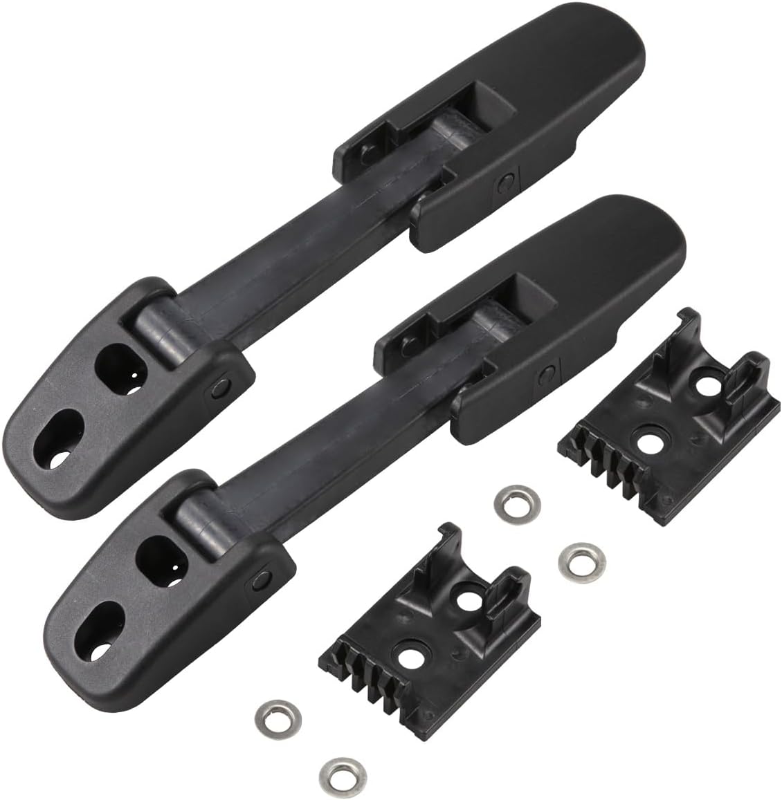 RLB-HILON 1Pair Hood Latch Compatible with Kenworth T170 T270 T330 T370 T660, for Peterbilt 325 335 337 340 348 384 386 567 569 579, for Mack CH612 CH613, for Blue Bird Vision School Bus, Black Color