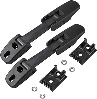 RLB-HILON 1Pair Hood Latch Compatible with Kenworth T170 T270 T330 T370 T660, for Peterbilt 325 335 337 340 348 384 386 567 569 579, for Mack CH612 CH613, for Blue Bird Vision School Bus, Black Color