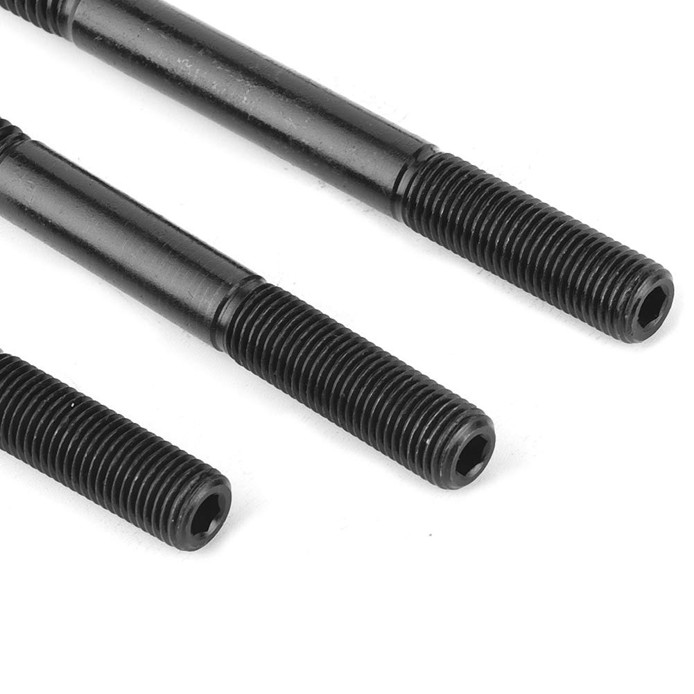 Kit di prigionieri per testata in acciaio al cromo-molibdeno per motori serie SBC. Elementi di fissaggio per testata in acciaio al cromo-molibdeno 8740 ad alta resistenza.