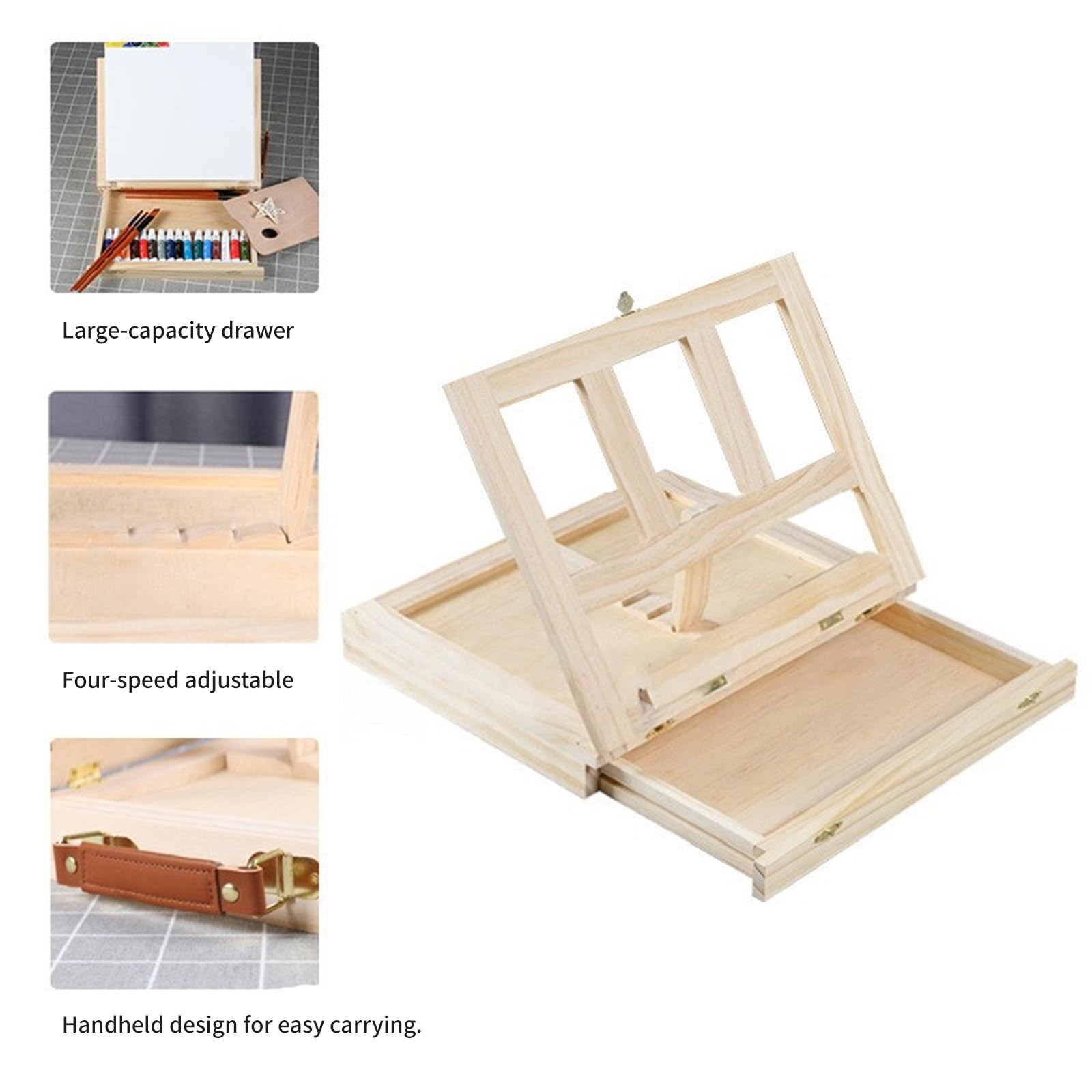 Künstler Staffelei, stabile, klappbare Holz Staffeleien, ideal Skizzieren Freien und Studio, faltbare Mal Staffelei, faltbare Holz Mal Skizze
