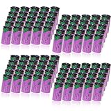 EVASEN (100pcs) TL-5920 for Tadiran Replacement Primary 8500mAh Battery Non-Rechargeable 3.6V C Lithium Battery (ER26500 / LS26500)