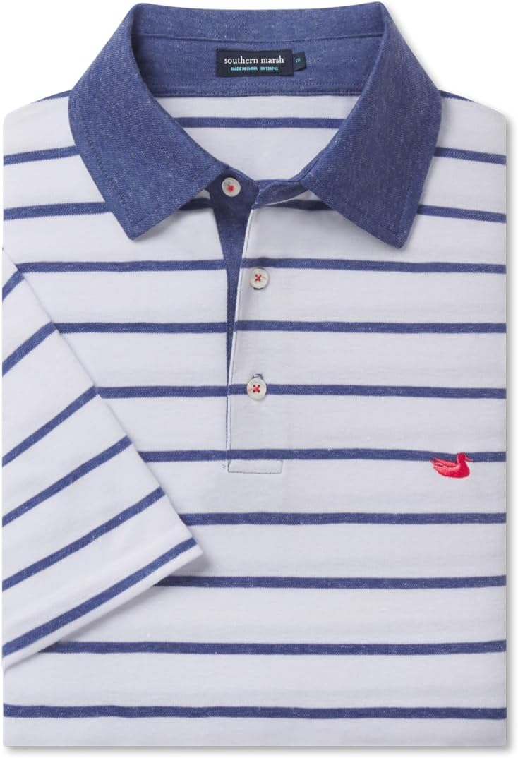 Marina Bay Stripe Polo - Image 2